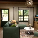 tm studio 2 bedroom house plan with 2 bathroom