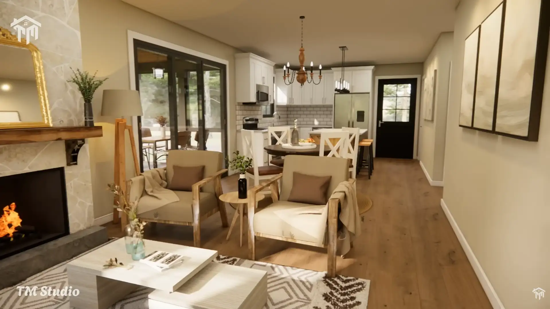 tm studio 2 bedroom house plan