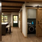 tm studio 2 bedroom house plan with 2 bathroom