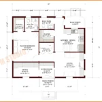 tm studio 1 bedroom cottage house plan with dimensions