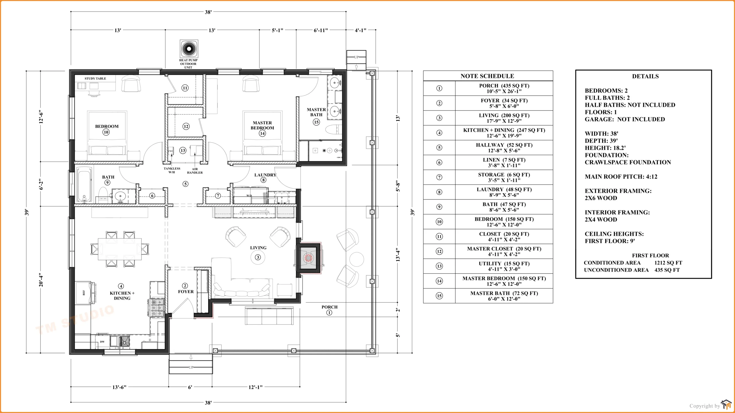 TMS-101-CF1 Floor Plan