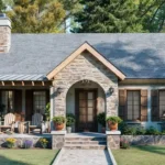 TMS-109-CF1 36'x26' (11x8m) Gorgeous 2-Bedroom Cottage House !!! Small House Design Ideas.