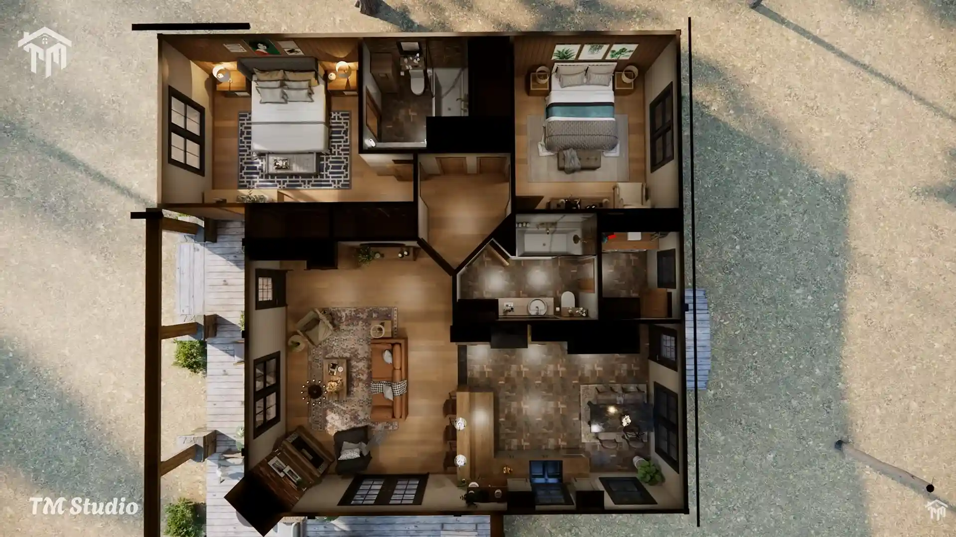 top view tm studio