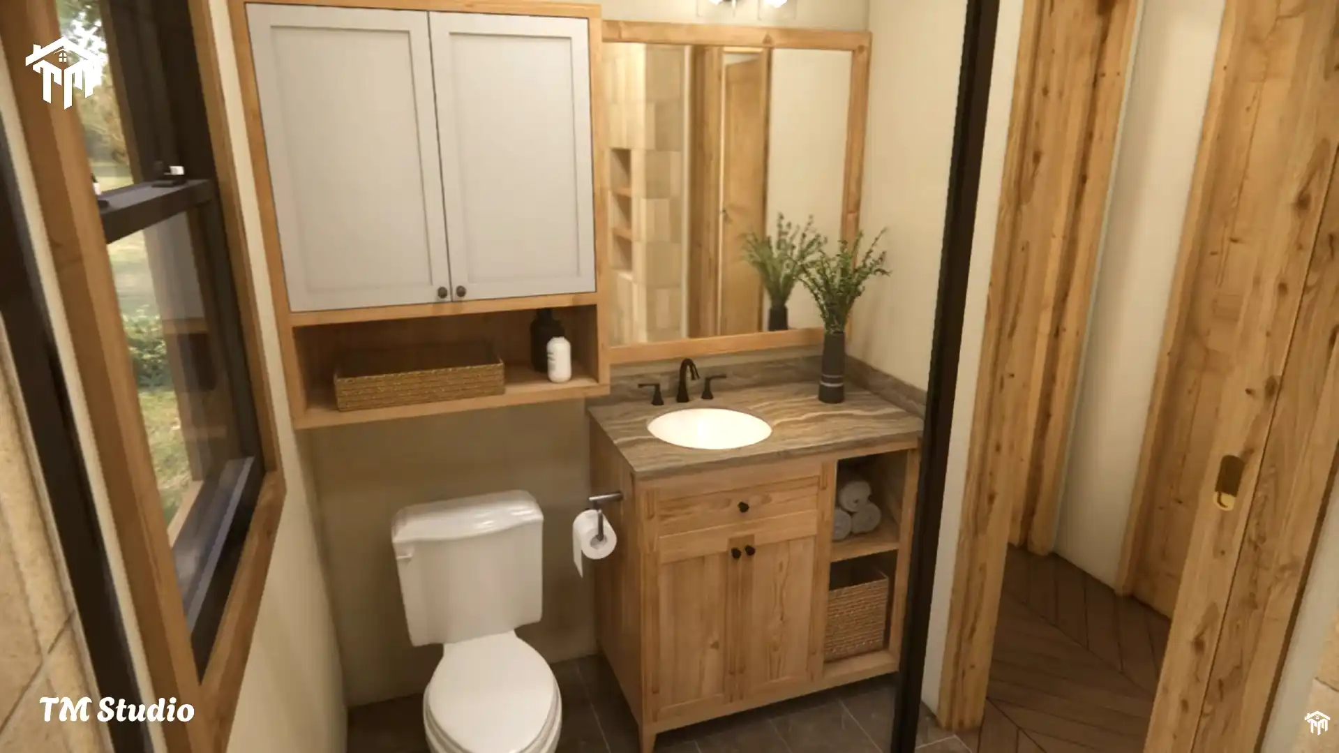 tm studio 2 bedroom cabin home design