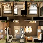 tm studio plan top view