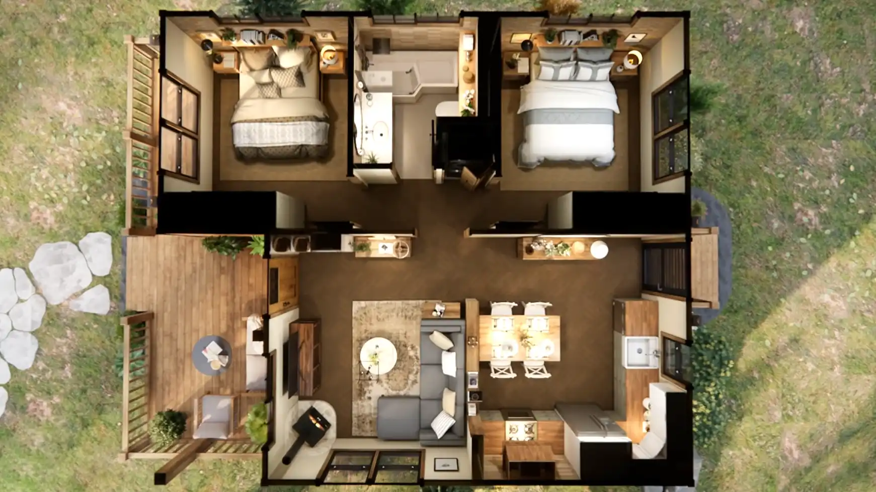tm studio plan top view
