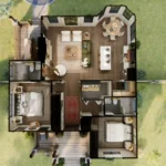 TMS-115-CF1 TM STUDIO Floor plan