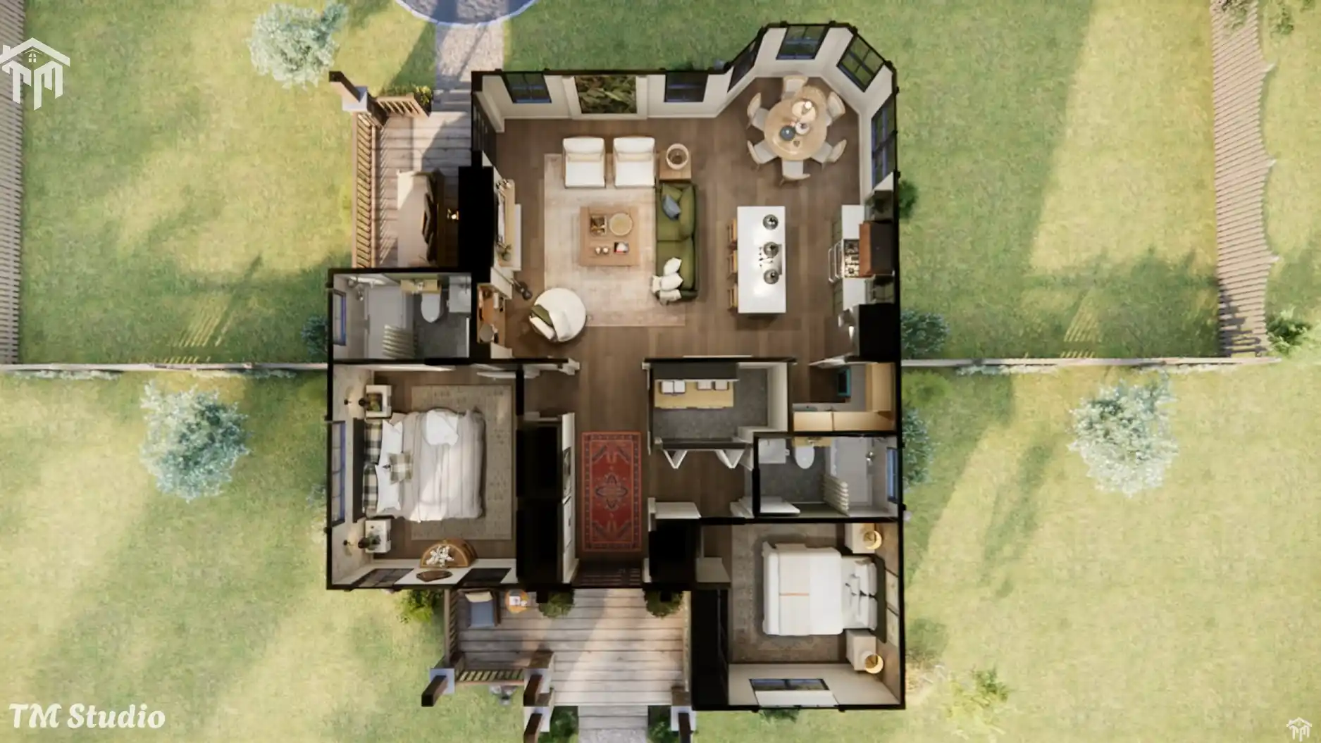 TMS-115-CF1 TM STUDIO Floor plan