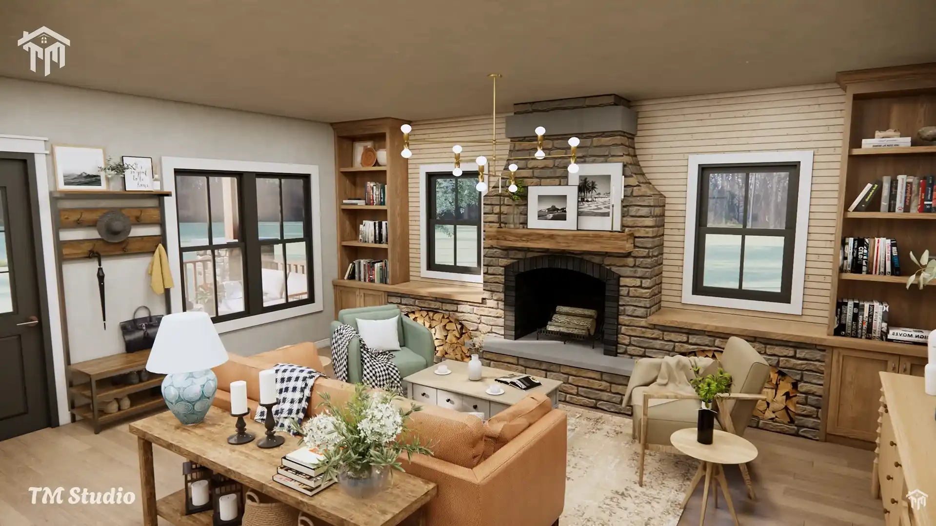 tm studio 2 bedroom 2 bathroom house interior design