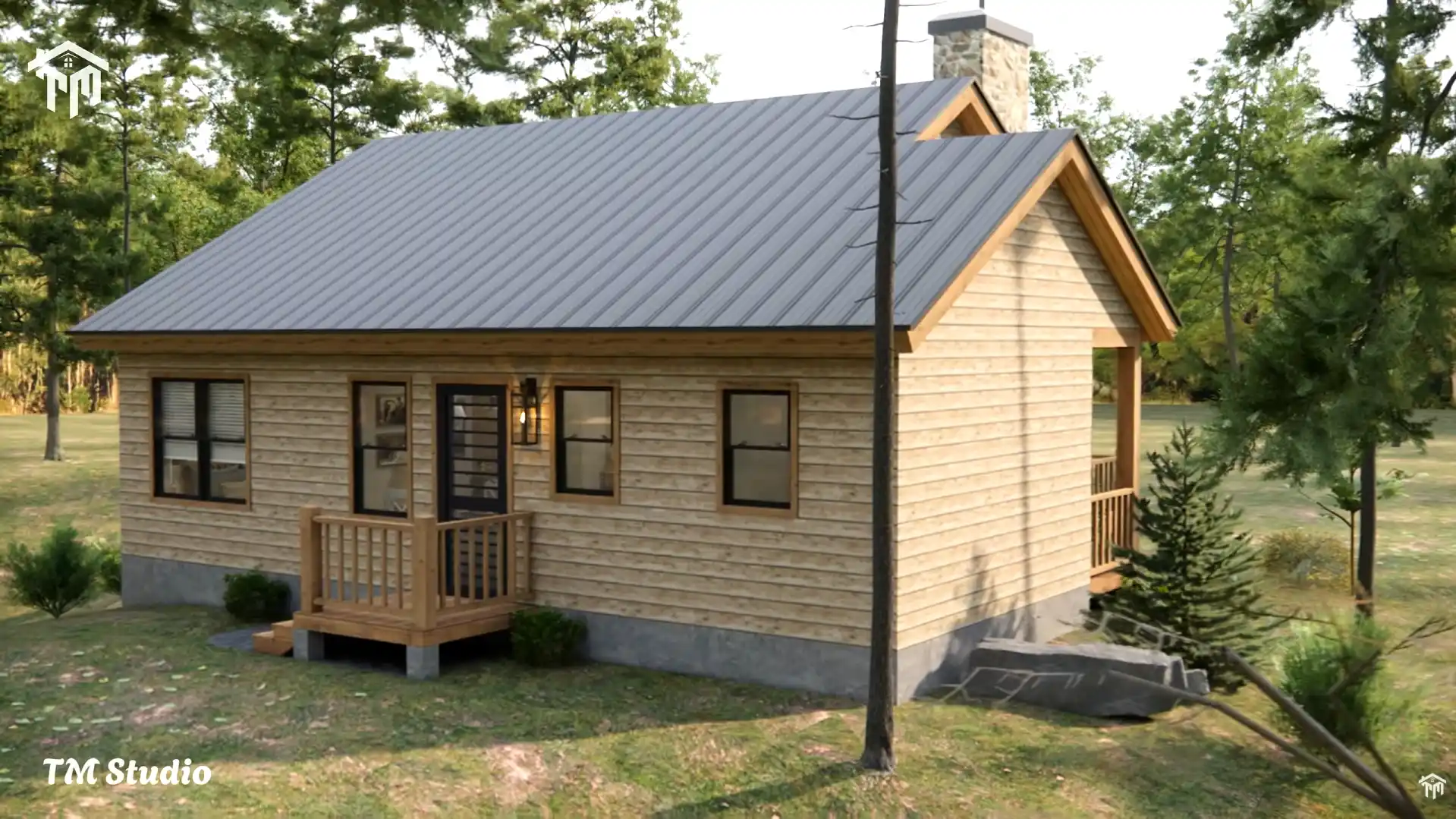 tm studio 2 bedroom cabin home design