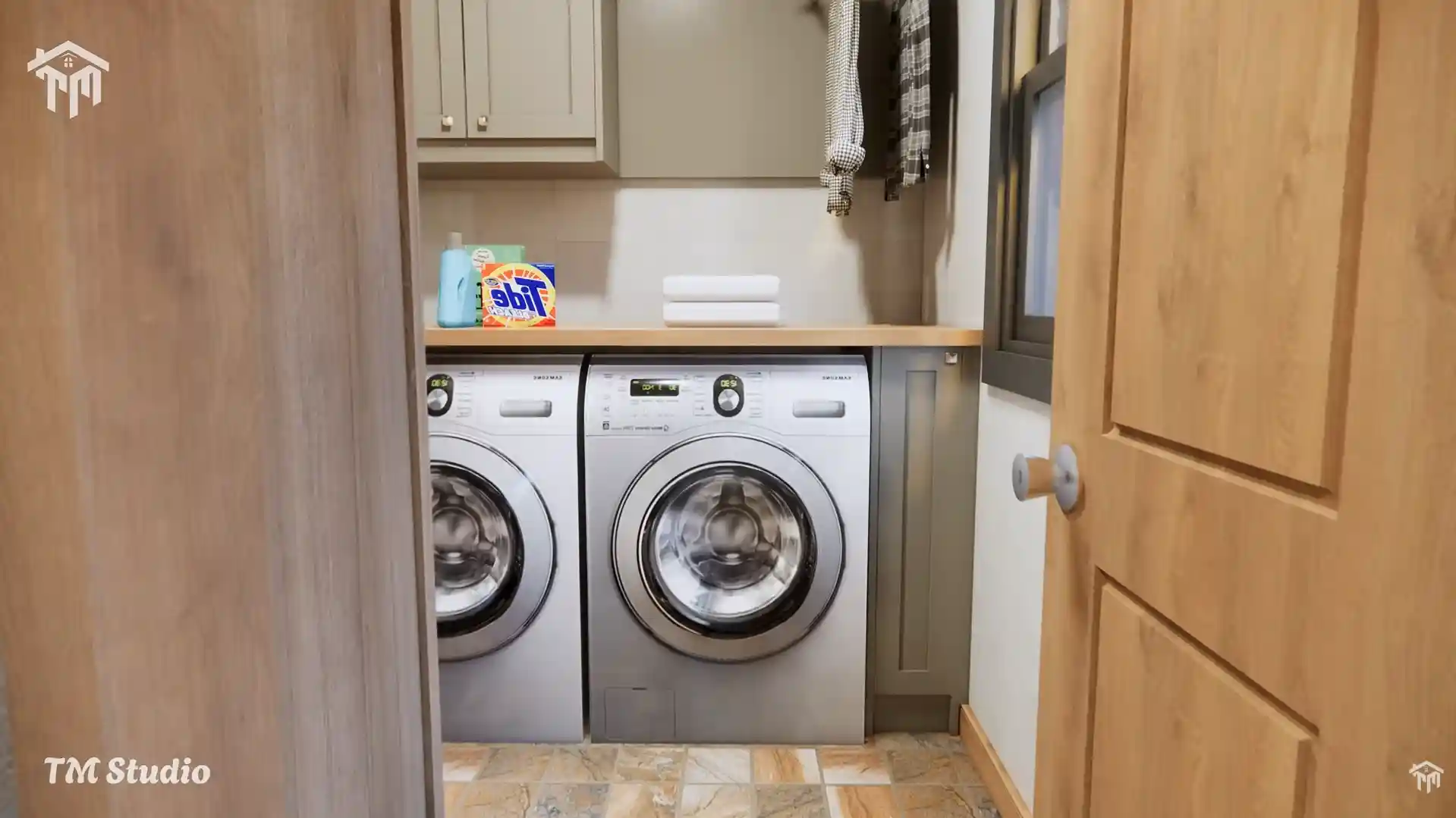 laundry area