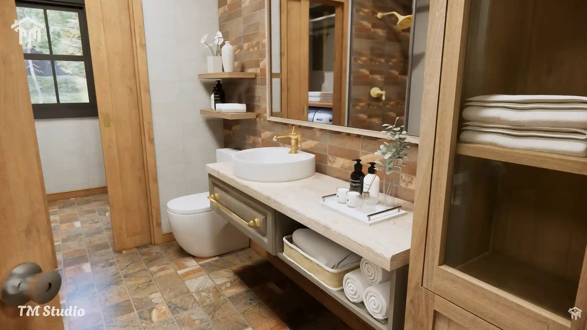 bathroom layout