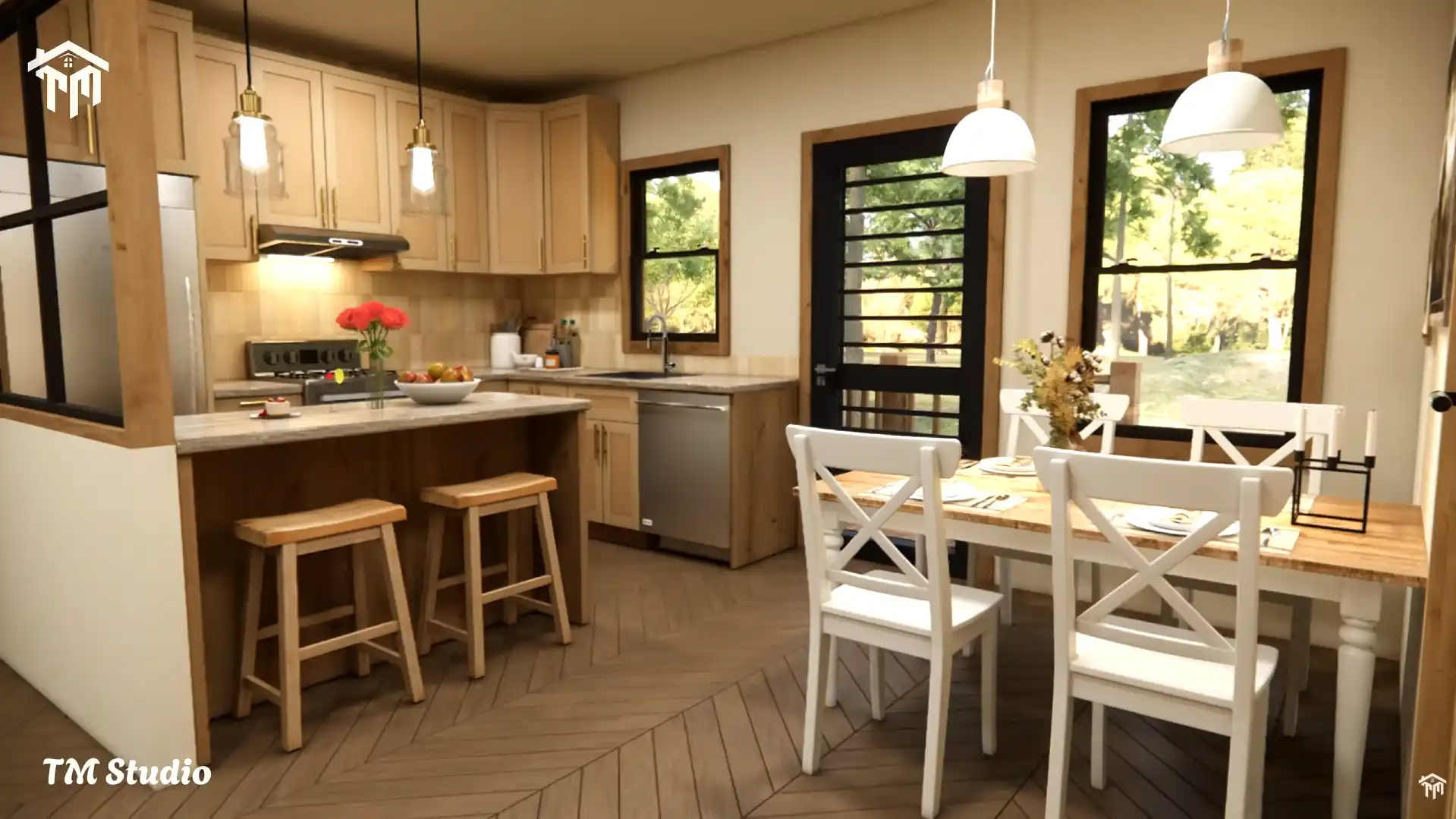 tm studio 2 bedroom cabin home design