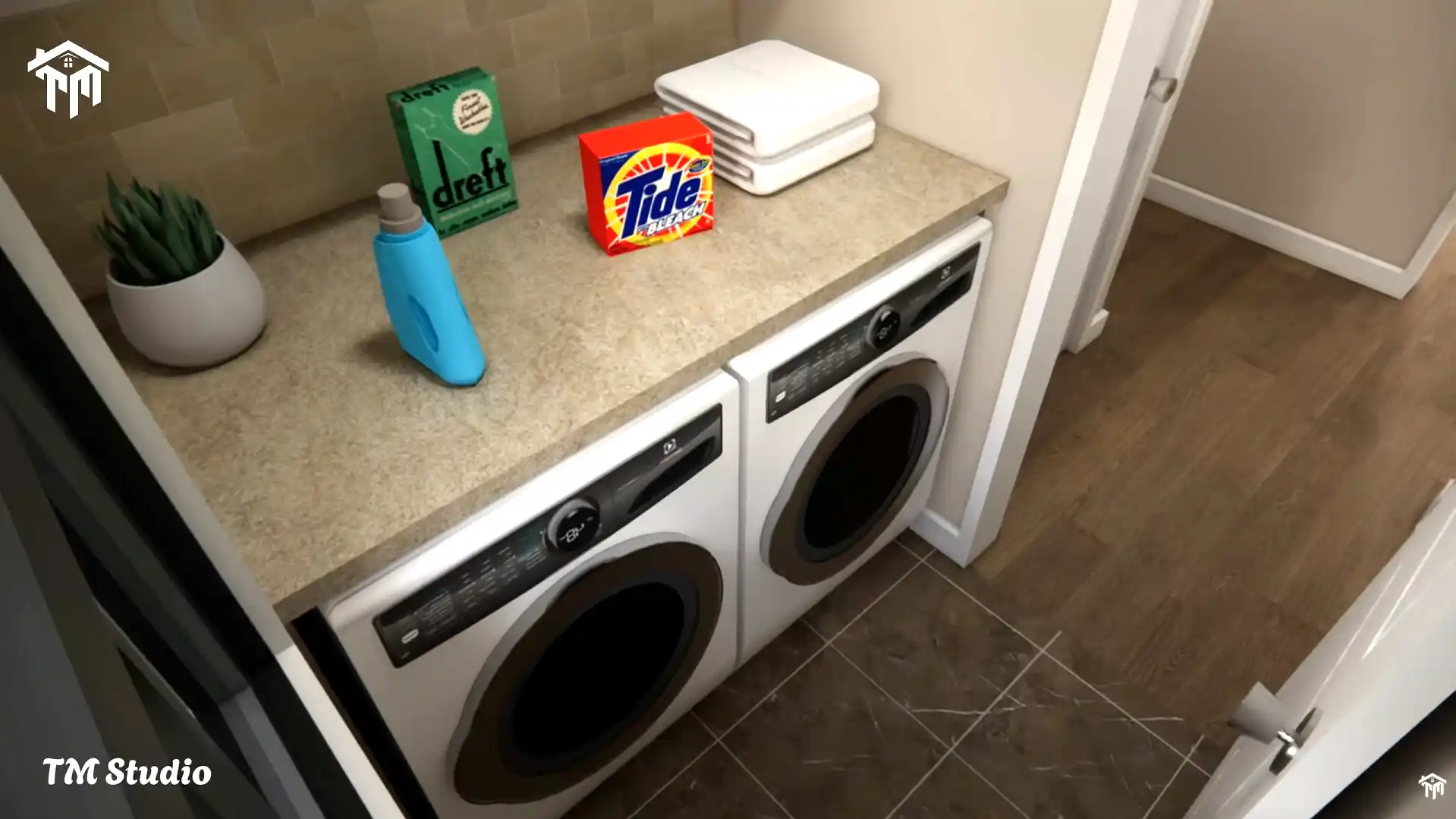 tm studio interior laundry design
