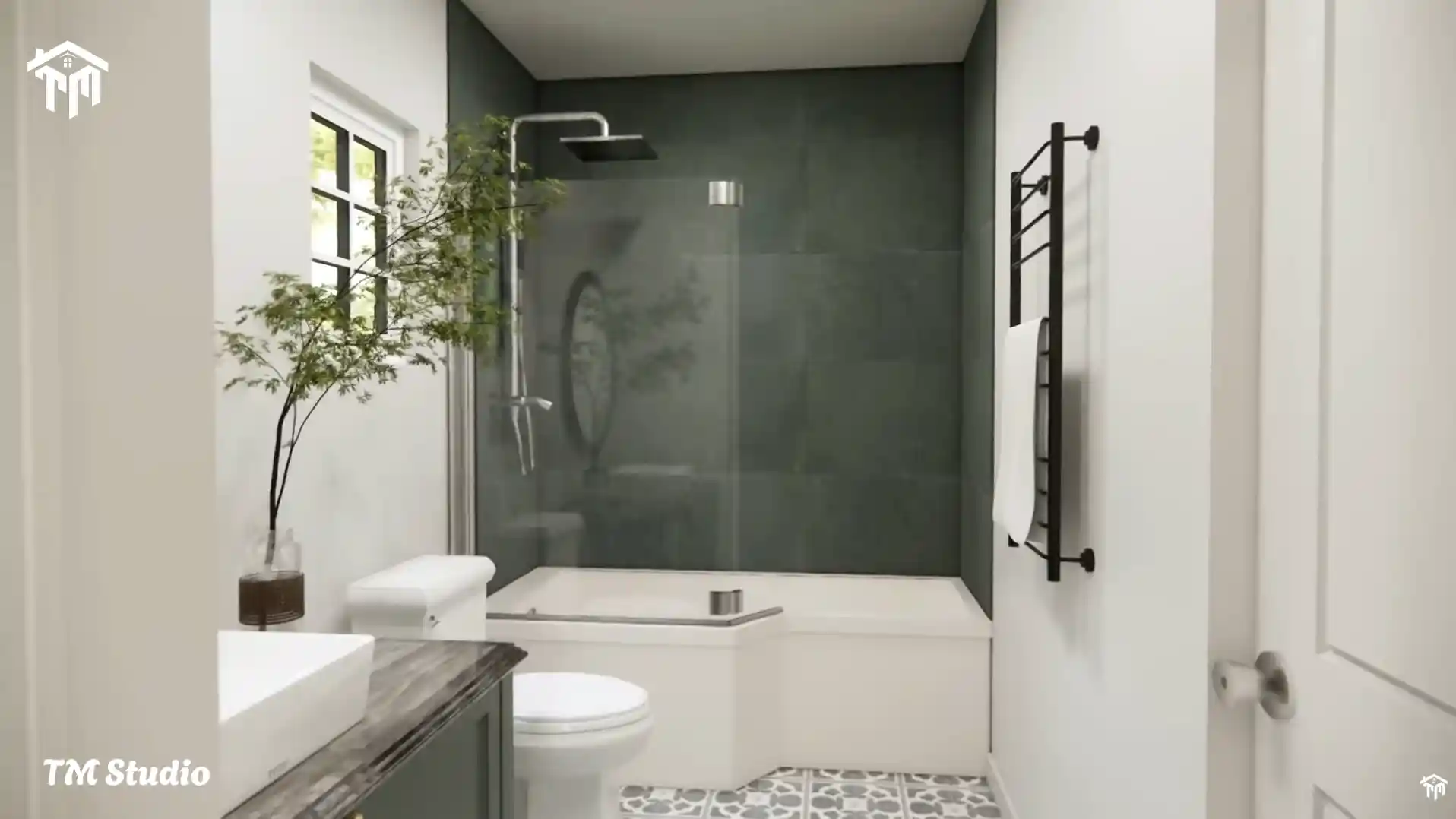bathroom elevation
