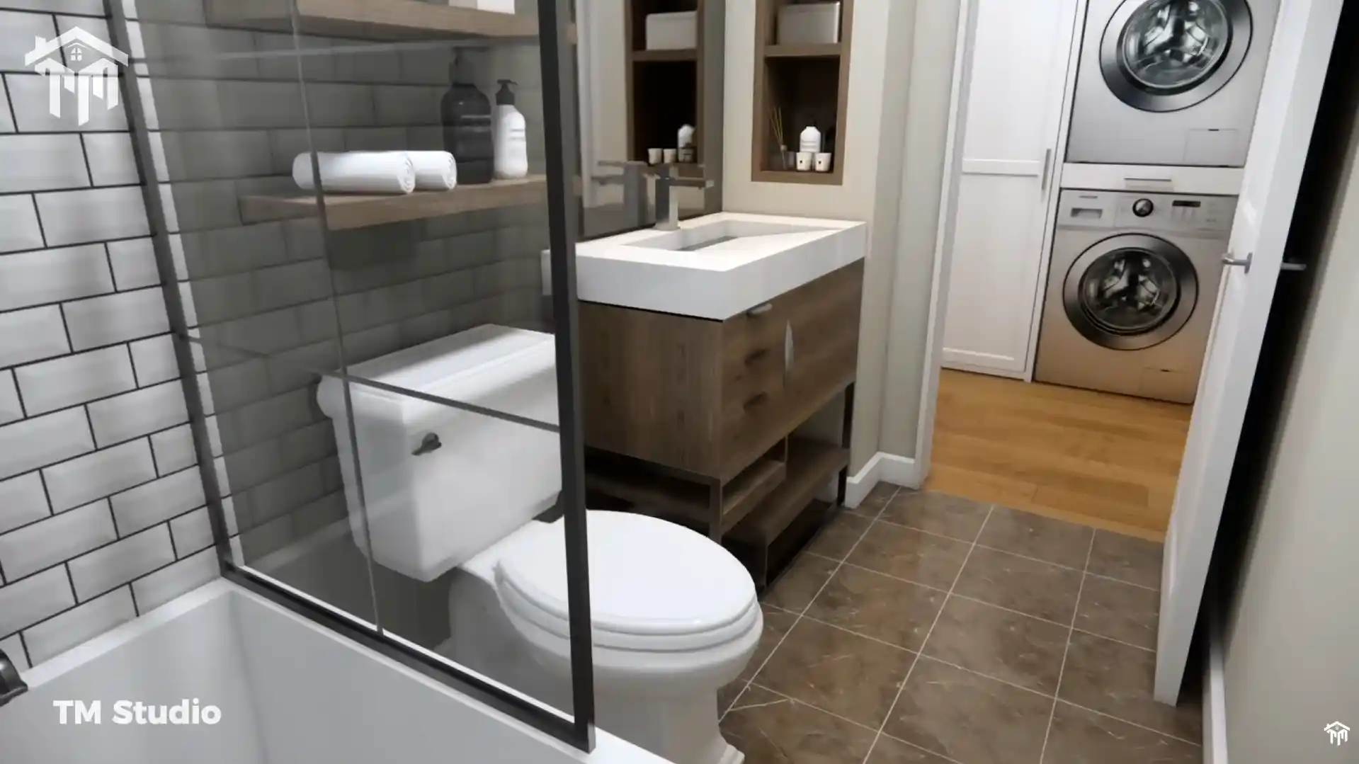 tm studio bathroom house plan