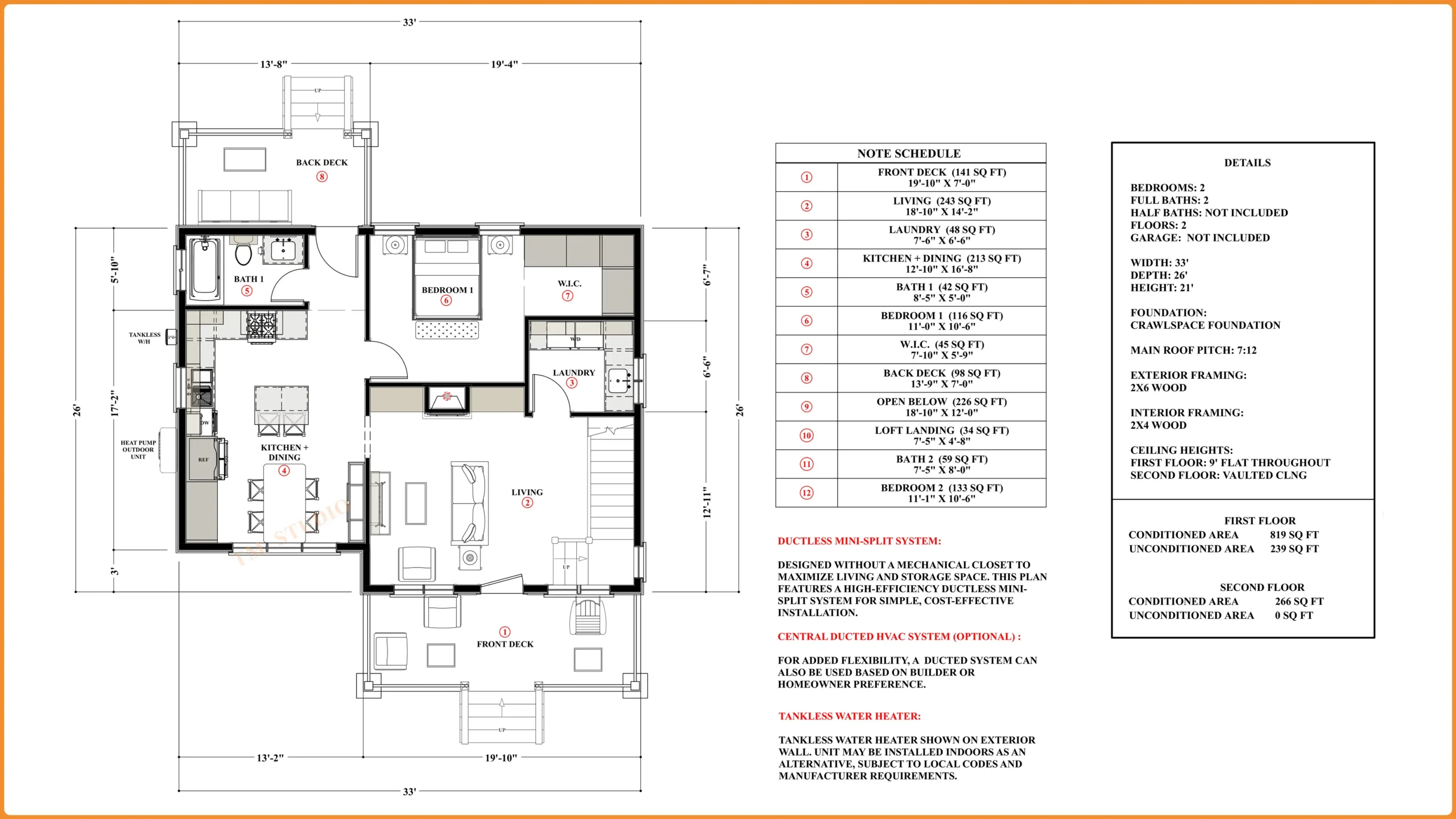 TMS-124-CF1 floor plan tm studio