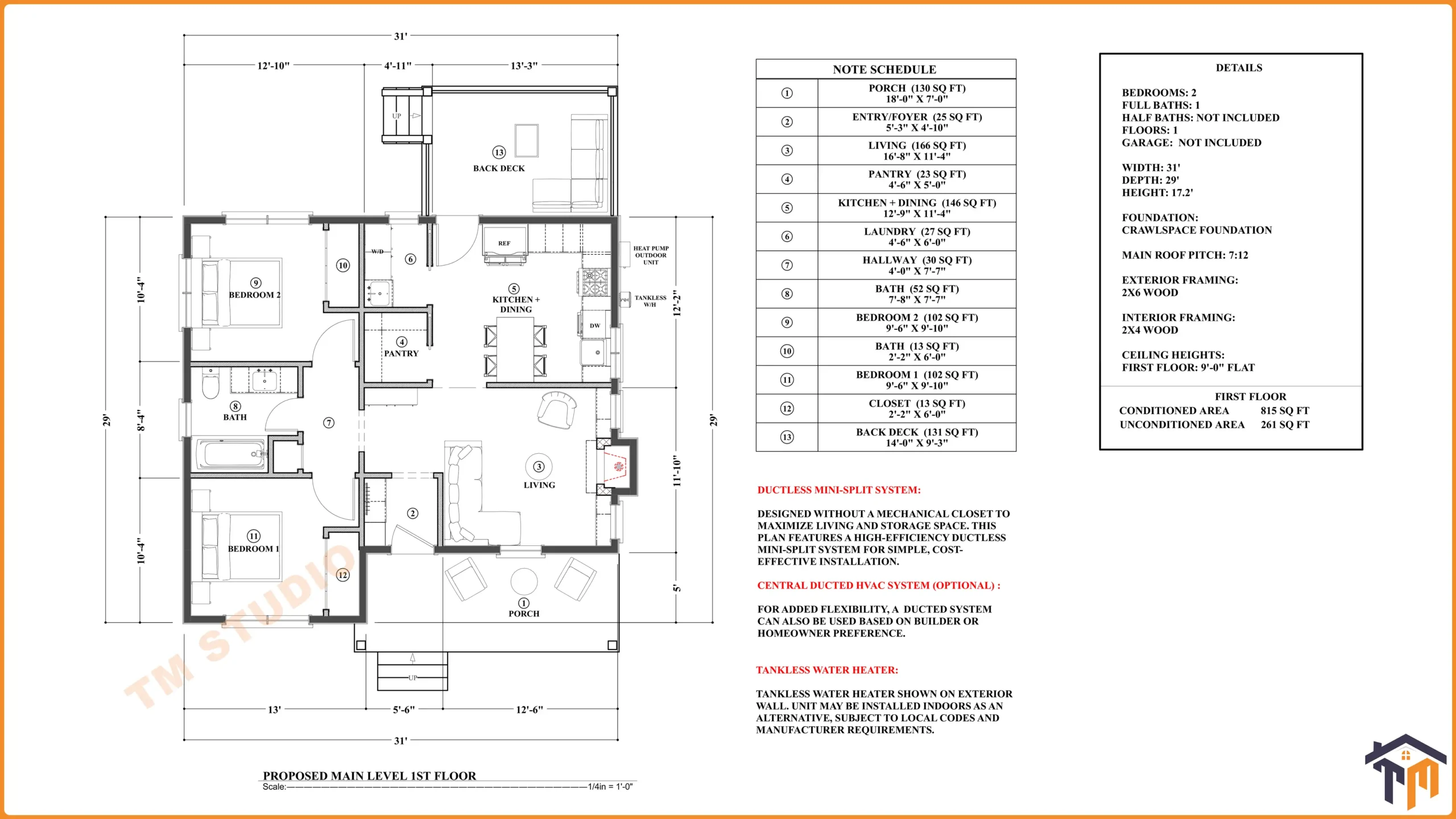 TMS-140-cf1 floor plan with details by tm studio